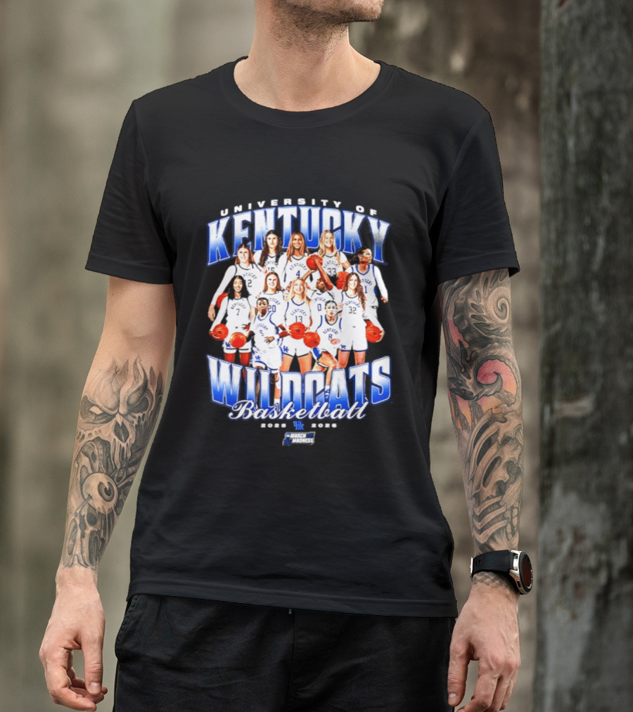 University Of Kentucky Wildcats Basketball 2026 NCAA All Team T-Shirt