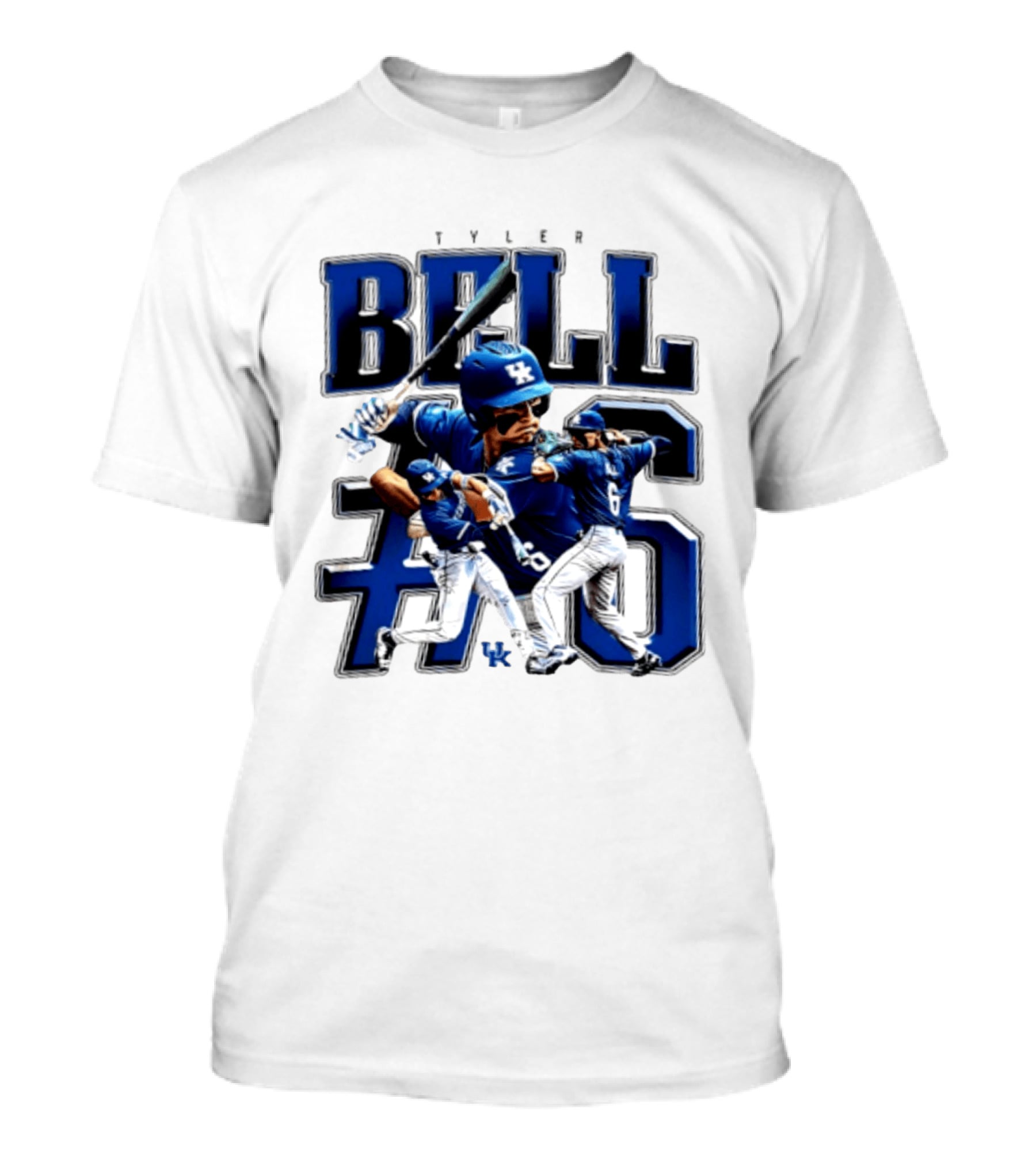 Tyler Bell 6 Kentucky Wildcats NCAA Baseball Player T-Shirt