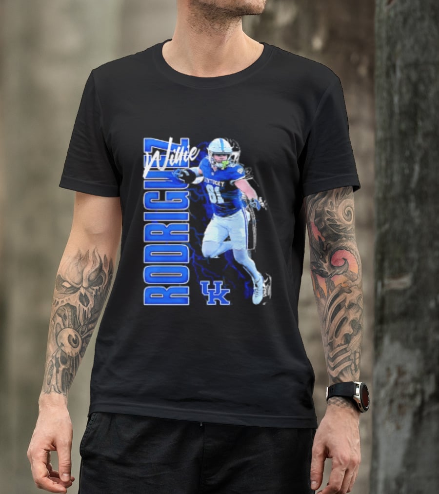 Willie Rodriguez Kentucky Wildcats NCAA Football UK T-Shirt