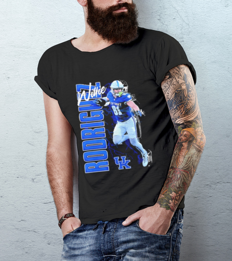 Willie Rodriguez Kentucky Wildcats NCAA Football UK T-Shirt