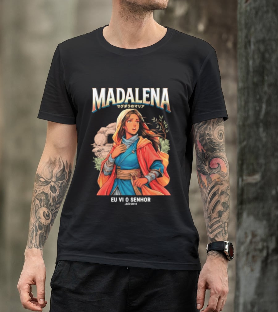 Madalena Eu Vi O Senhor Joao 20 18 Religious T-Shirt