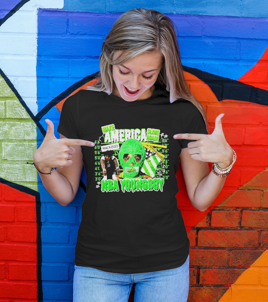 Make America Slime Again NBA Young Boy Tour T-Shirt