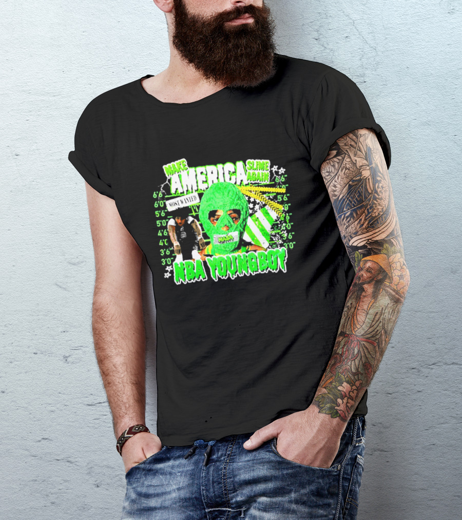 Make America Slime Again NBA Young Boy Tour T-Shirt