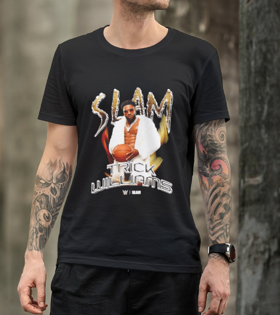 Trick Williams SLAM WWE Basketball Fashion Fusion T-Shirt
