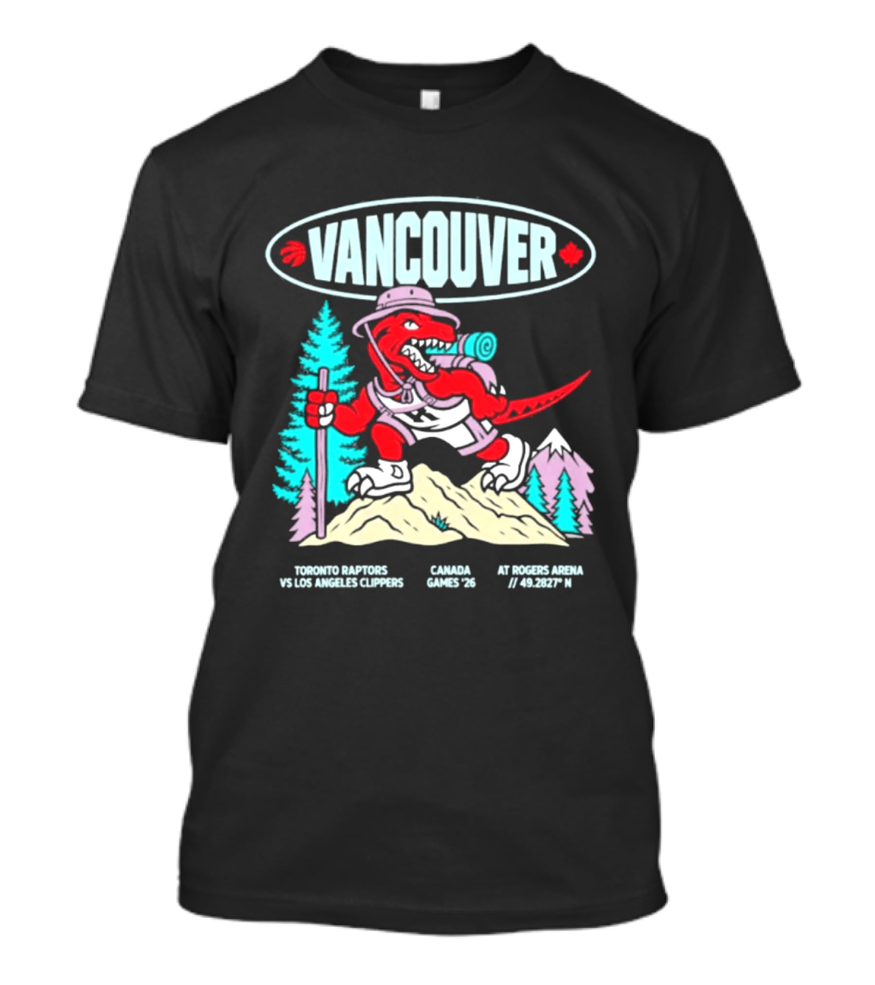 Vancouver Toronto Raptors Vs Los Angeles Clippers Canada Games August 22 3:30 PM T-Shirt