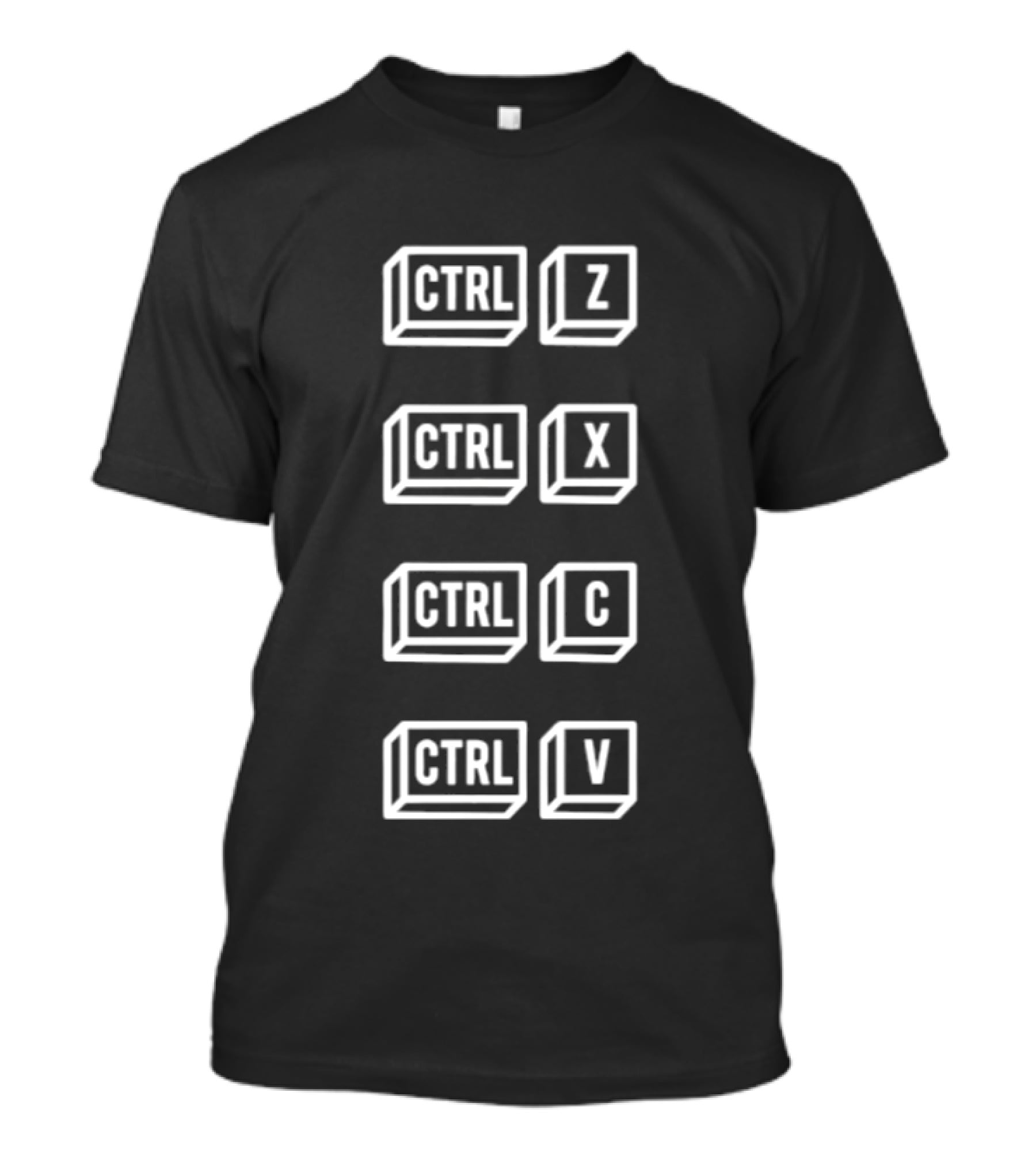 Keyboard Shortcut Ctrl Z X C V T-Shirt
