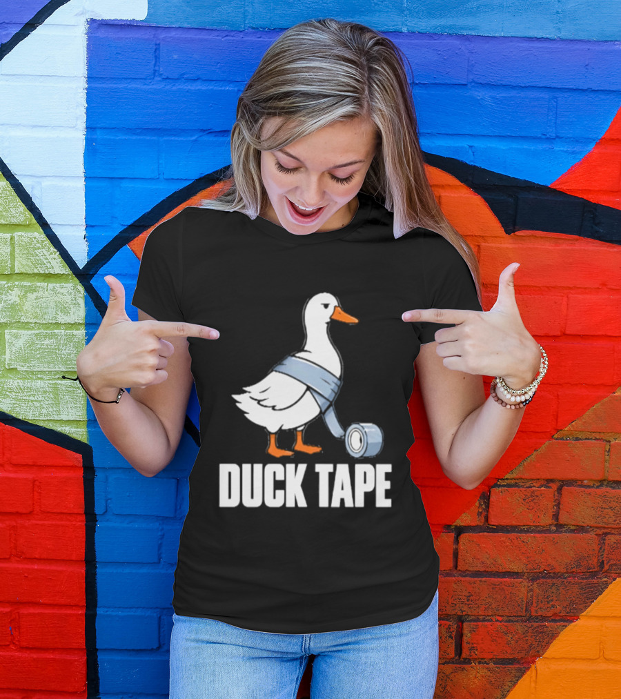 Duck With Tape Roll Duck Tape T-Shirt