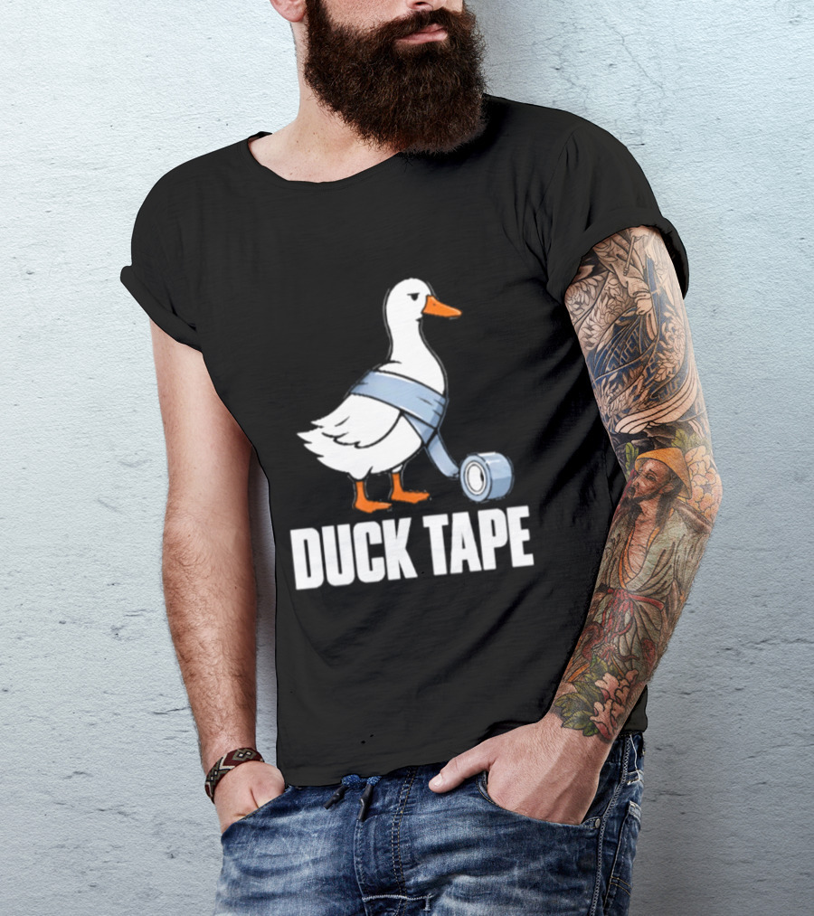 Duck With Tape Roll Duck Tape T-Shirt