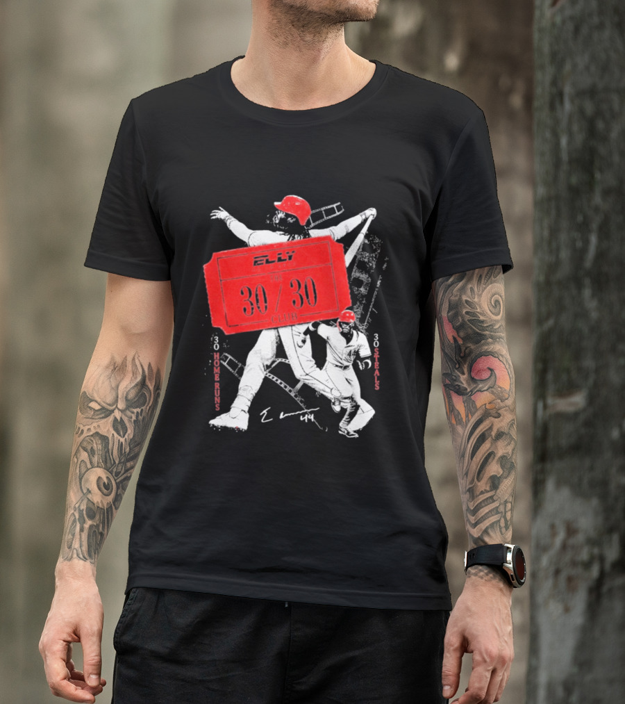 Elly The 30 30 Club 30 Home Runs 30 Steals T-Shirt