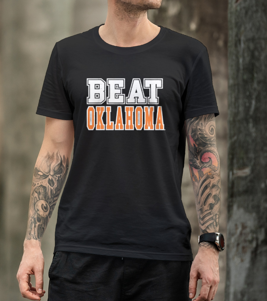 Beat Oklahoma Texas Longhorns NCAA Football Rivalry T-Shirt