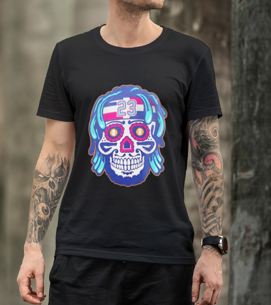 Fernando Tatis Jr. 23 San Diego Padres Sugar Skull T-Shirt