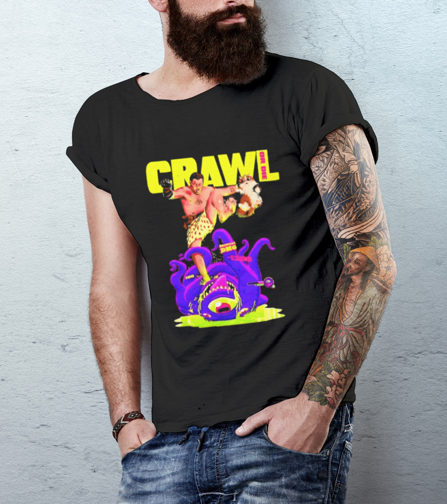 Crawl Or Die Critical Damage RPG Gamer Monster Attack T-Shirt