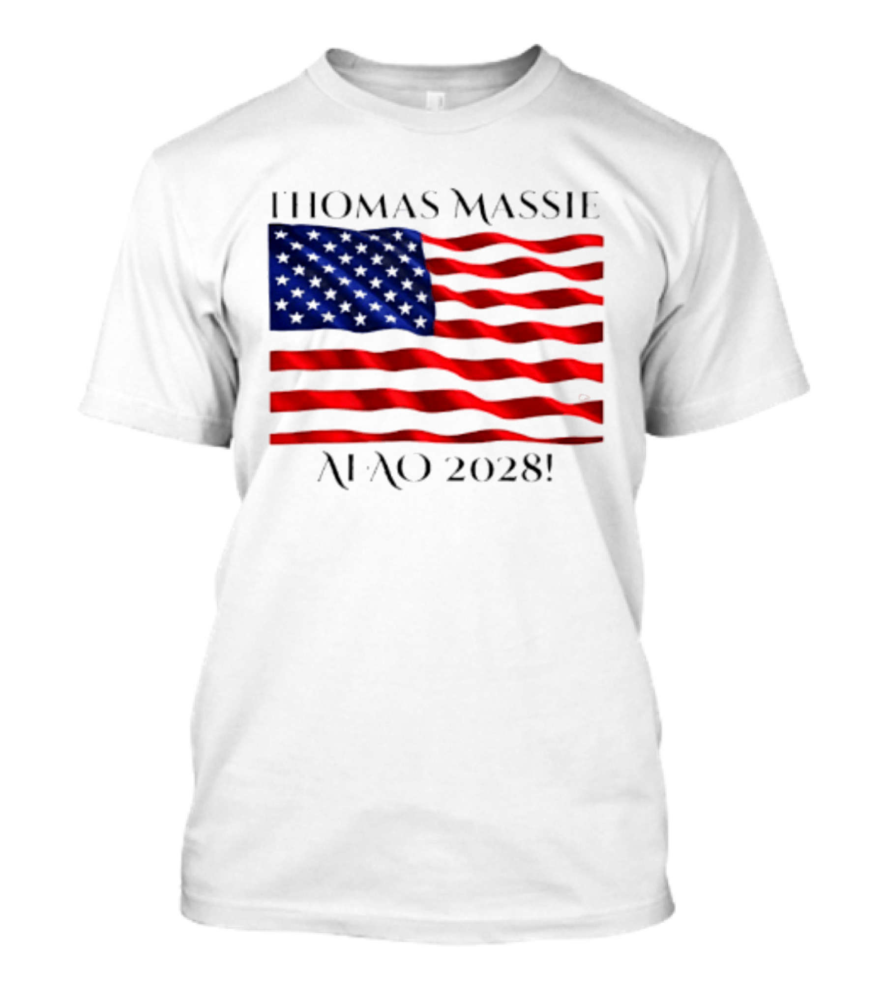 Thomas Massie American Flag 2028 AFAO T-Shirt