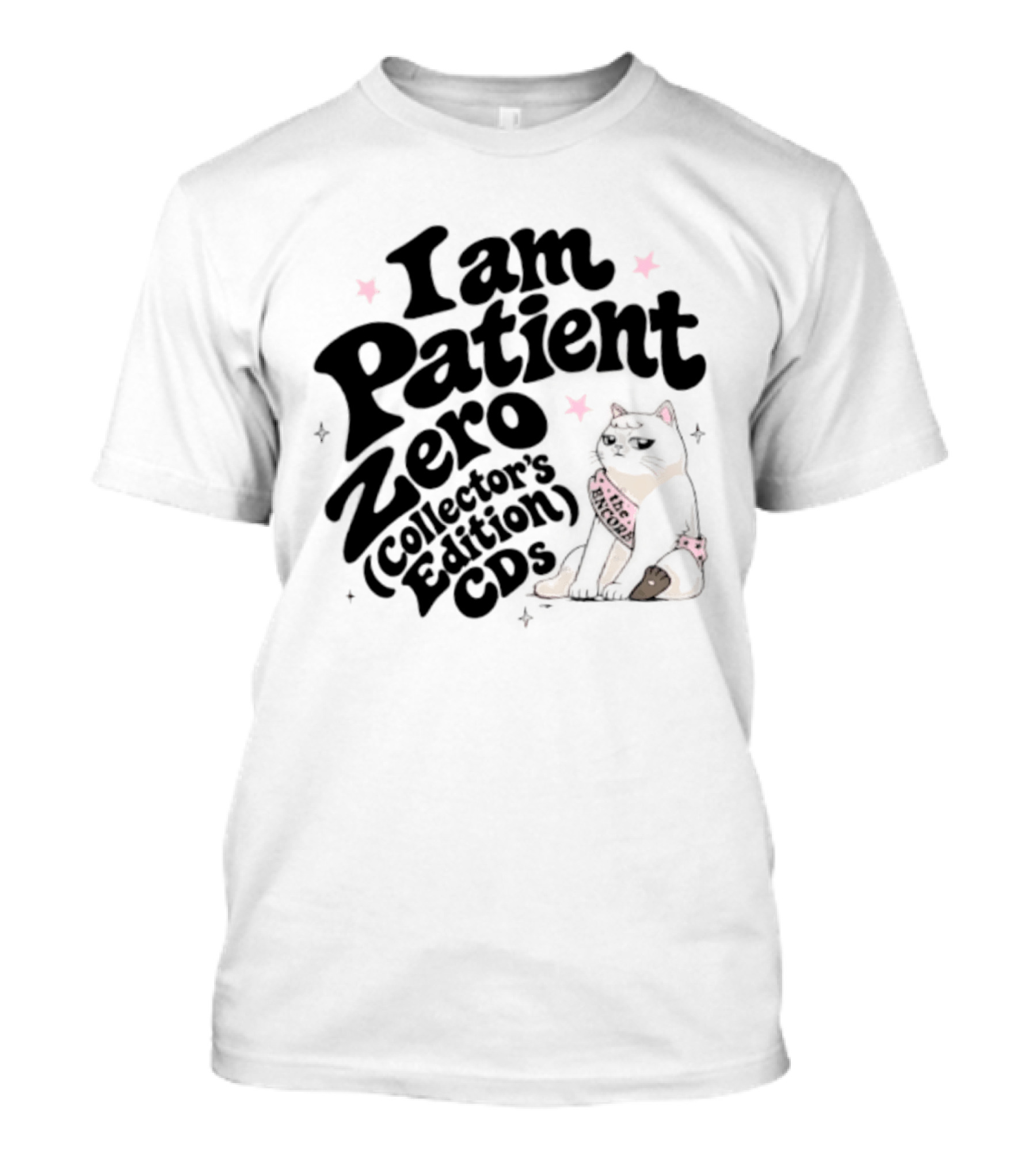 I Am Patient Zero Collectors Edition CDs Cat With Pink Bandana T-Shirt