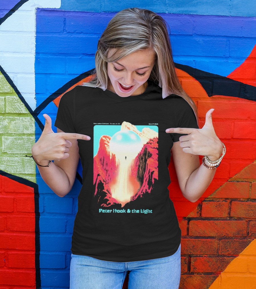 Peter Hook And The Light Vancouver BC Commodore Ballroom September 27 2026 Retro Futuristic Album Cover T-Shirt