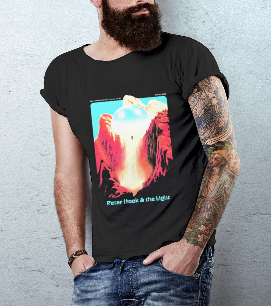 Peter Hook And The Light Vancouver BC Commodore Ballroom September 27 2026 Retro Futuristic Album Cover T-Shirt