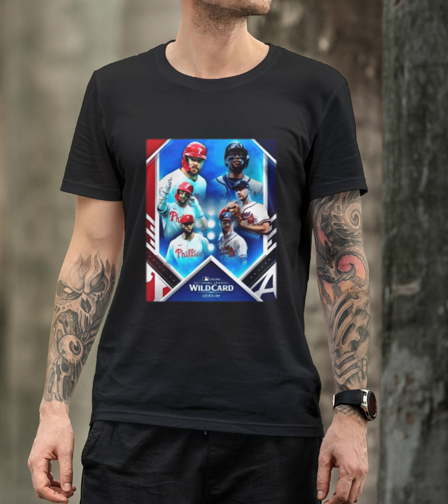 2026 MLB National League Wild Card Philadelphia Phillies Atlanta Braves Matchup T-Shirt