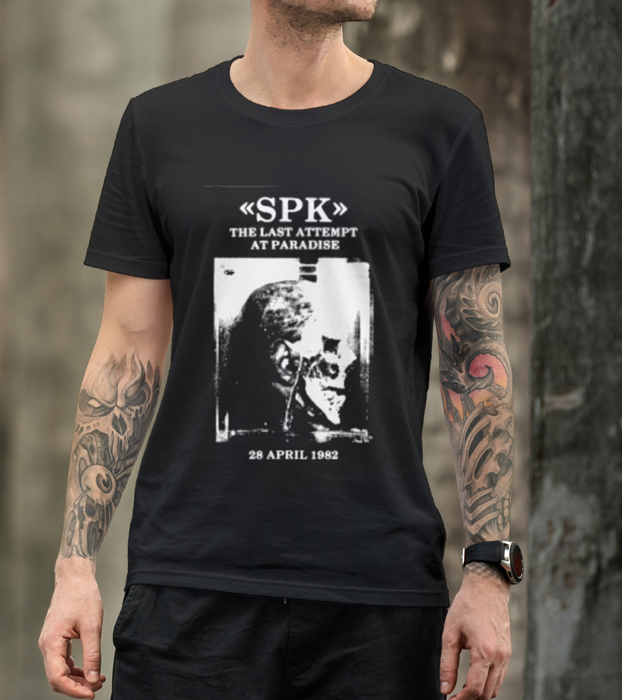 SPK The Last Attempt At Paradise Event 28 April 1982 T-Shirt