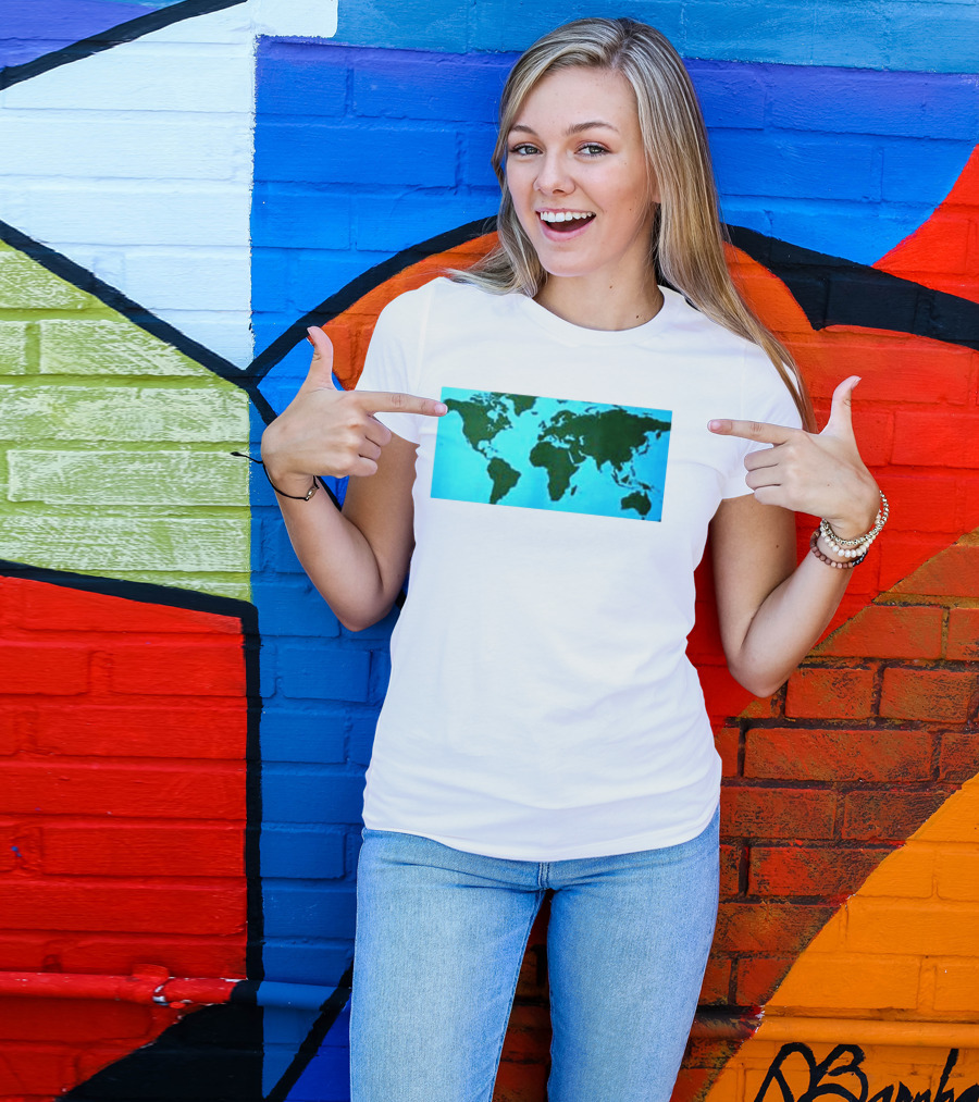 World Map Planet Earth Travel Adventure Journey T-Shirt