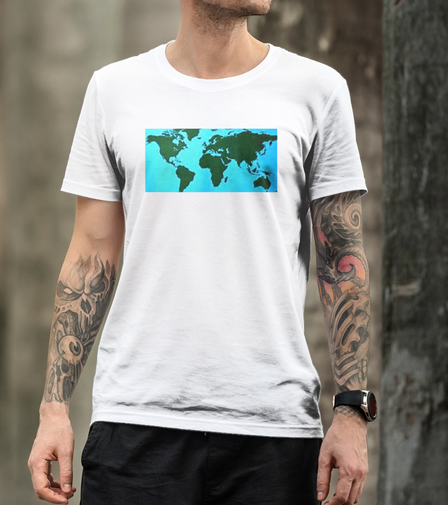 World Map Planet Earth Travel Adventure Journey T-Shirt