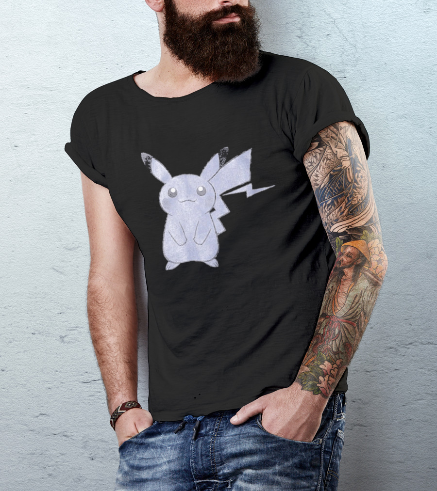 Thunderbolt Project Black Pikachu By Fragment And Pokémon Los Angeles T-Shirt