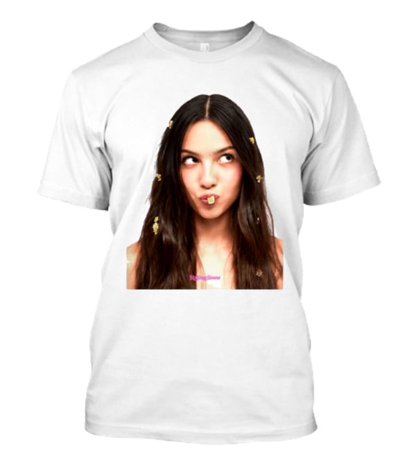 Olivia Rodrigo Rolling Stone Digital Exclusive Photo With Daisy Accents T-Shirt