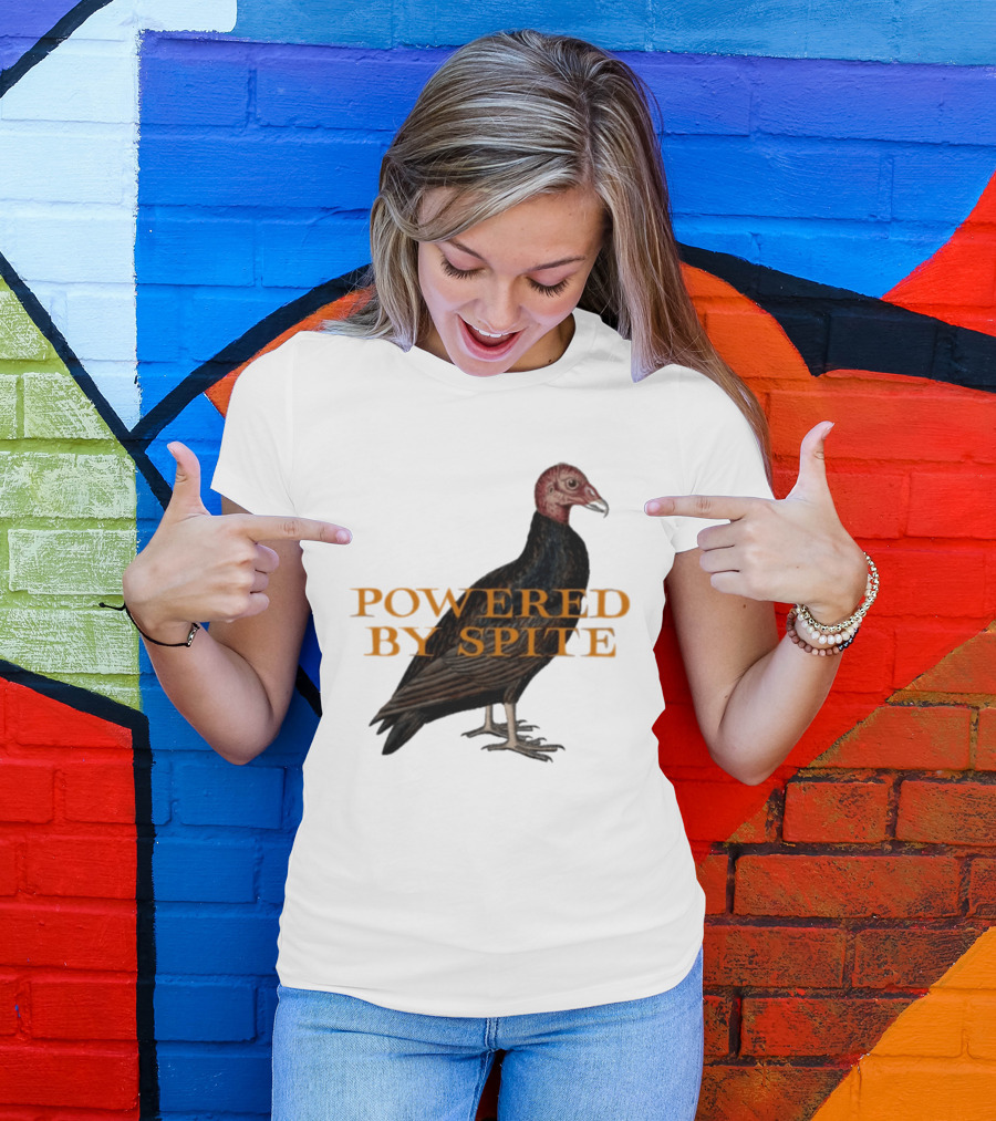 Powered By Spite Turkey Vulture T-Shirt