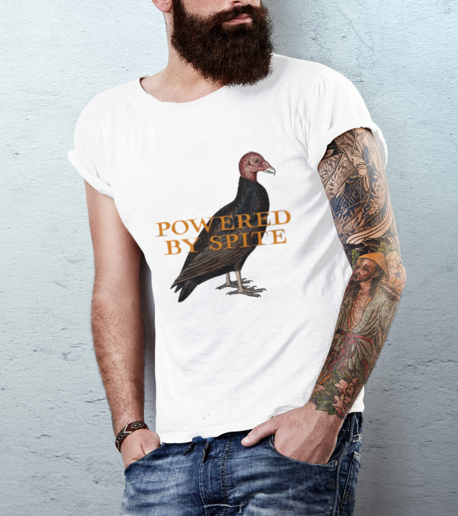 Powered By Spite Turkey Vulture T-Shirt