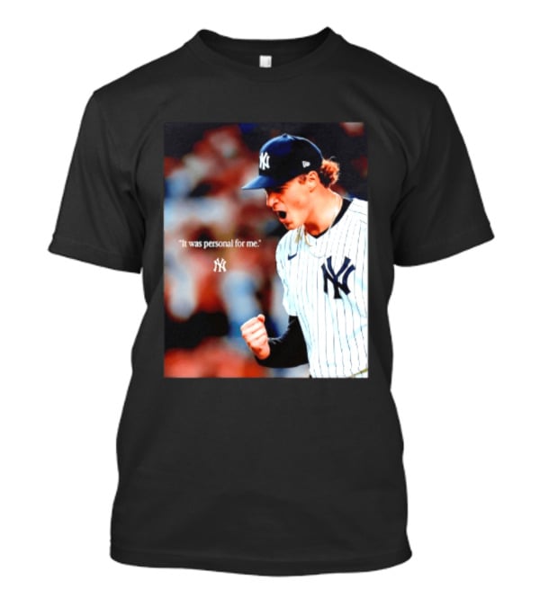 Ben Rice New York Yankees It Was Personal For Me Yankees Baseball T-Shirt