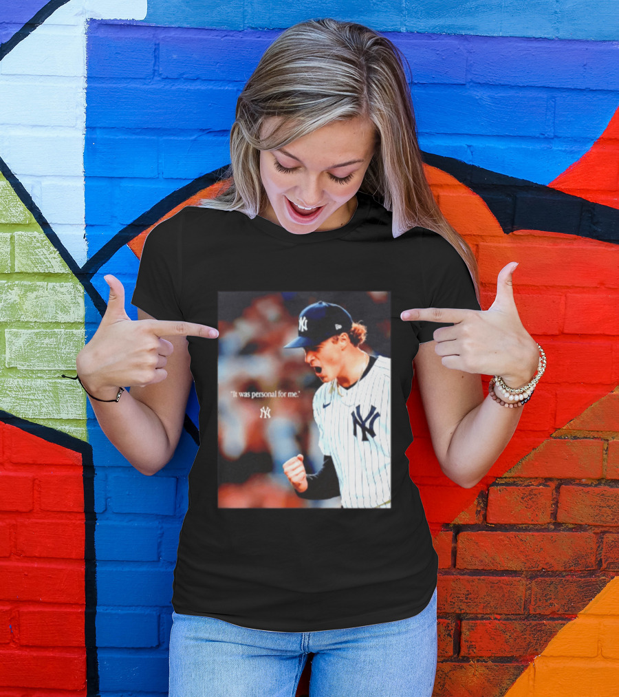 Ben Rice New York Yankees It Was Personal For Me Yankees Baseball T-Shirt