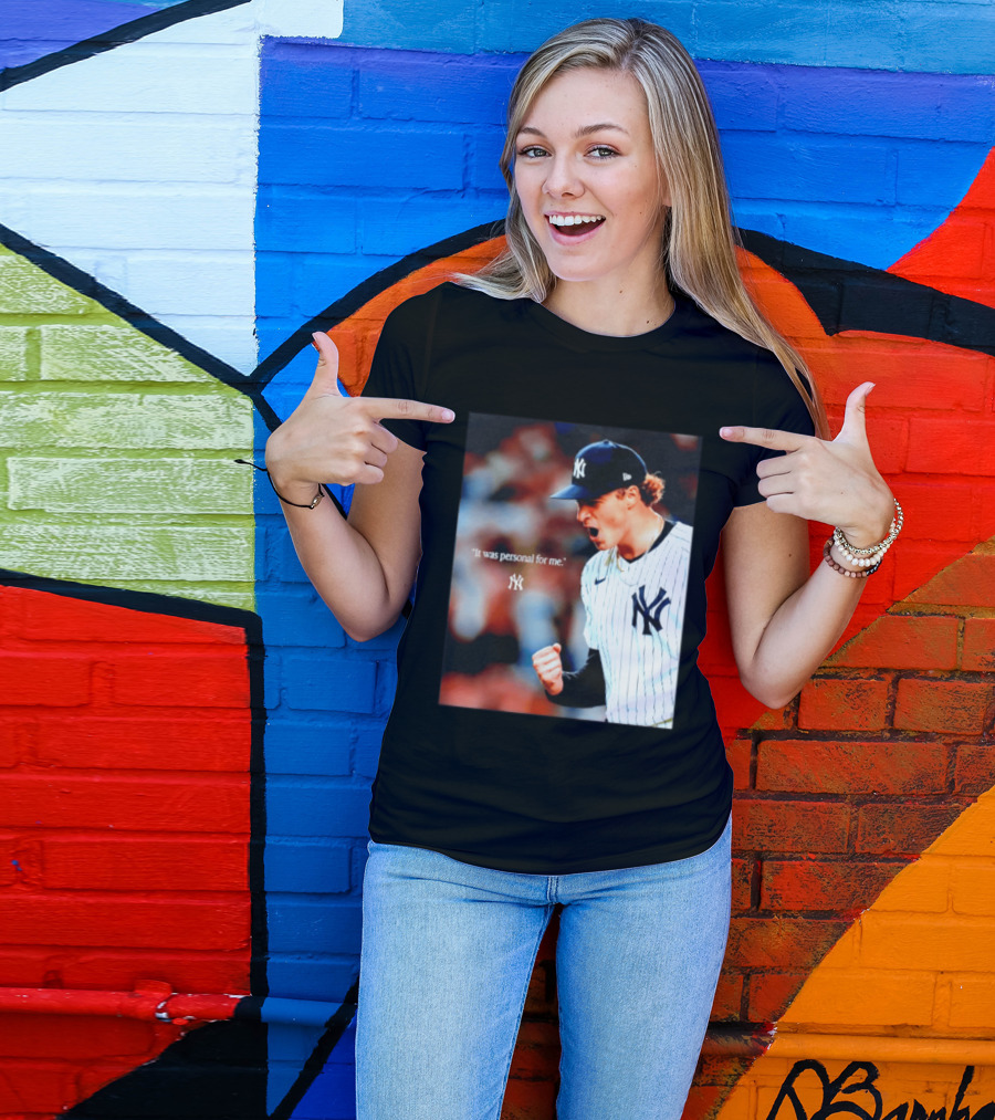 Ben Rice New York Yankees It Was Personal For Me Yankees Baseball T-Shirt