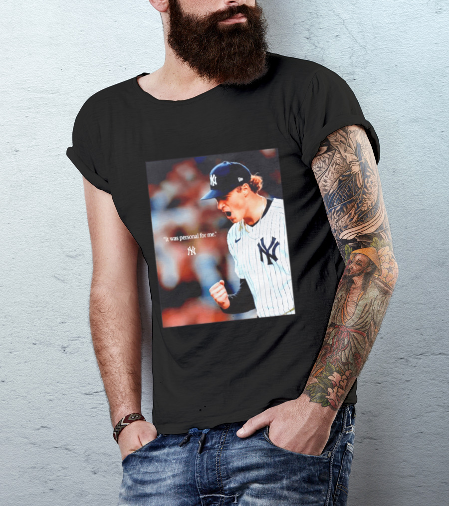 Ben Rice New York Yankees It Was Personal For Me Yankees Baseball T-Shirt