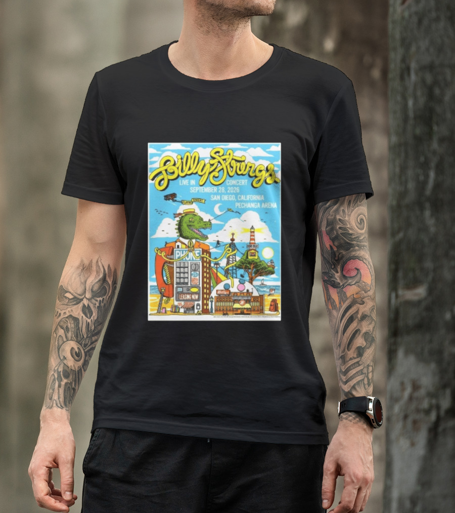 Billy Strings Live In Concert September 28 2026 San Diego Pechanga Arena T-Shirt
