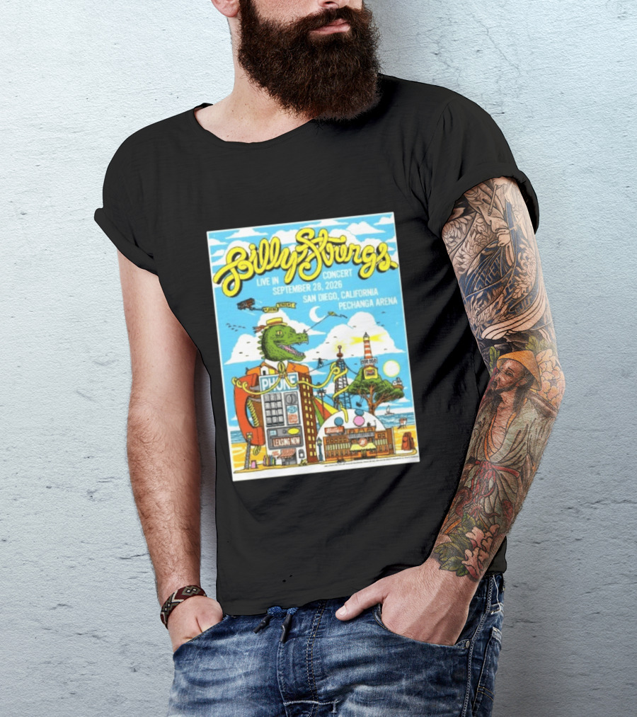 Billy Strings Live In Concert September 28 2026 San Diego Pechanga Arena T-Shirt