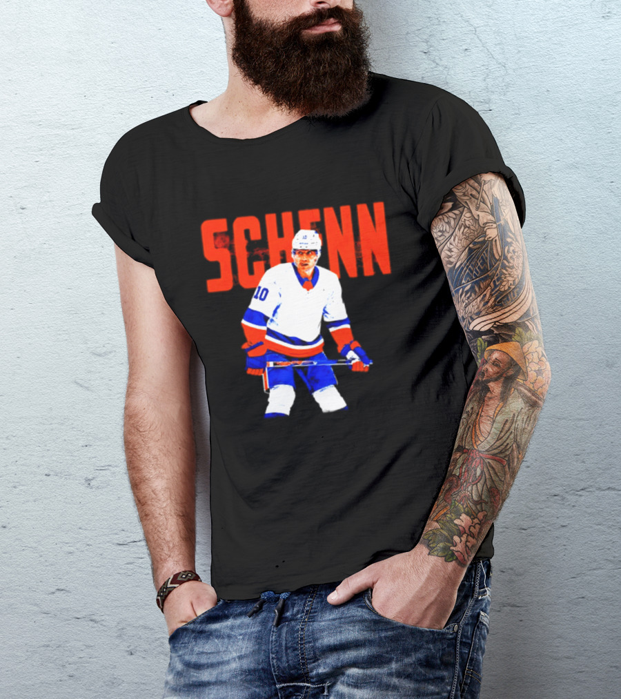 New York Islanders Brayden Schenn Grunge T-Shirt