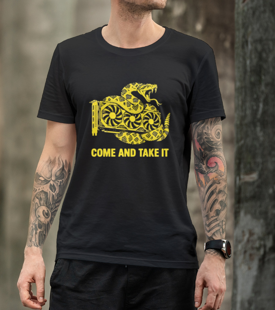 Come And Take It Snake GPU Graphic Card T-Shirt