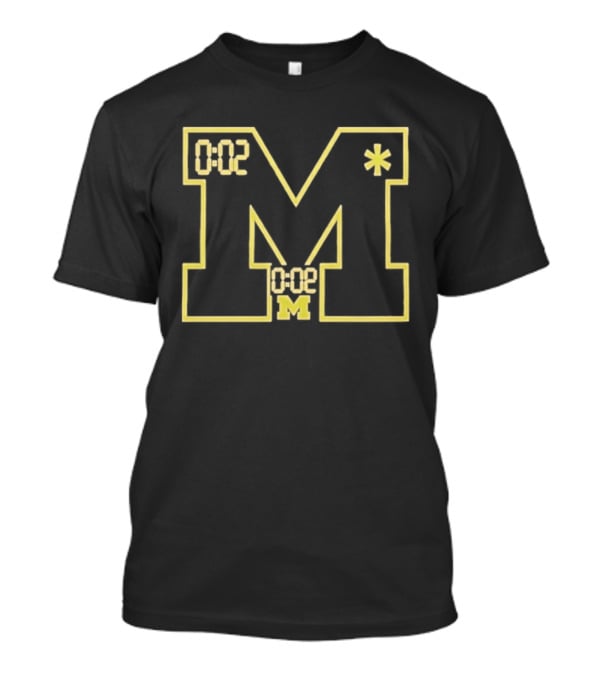 Michigan Wolverines Big Ten Football 002 Asterisk NCAA 2026 T-Shirt