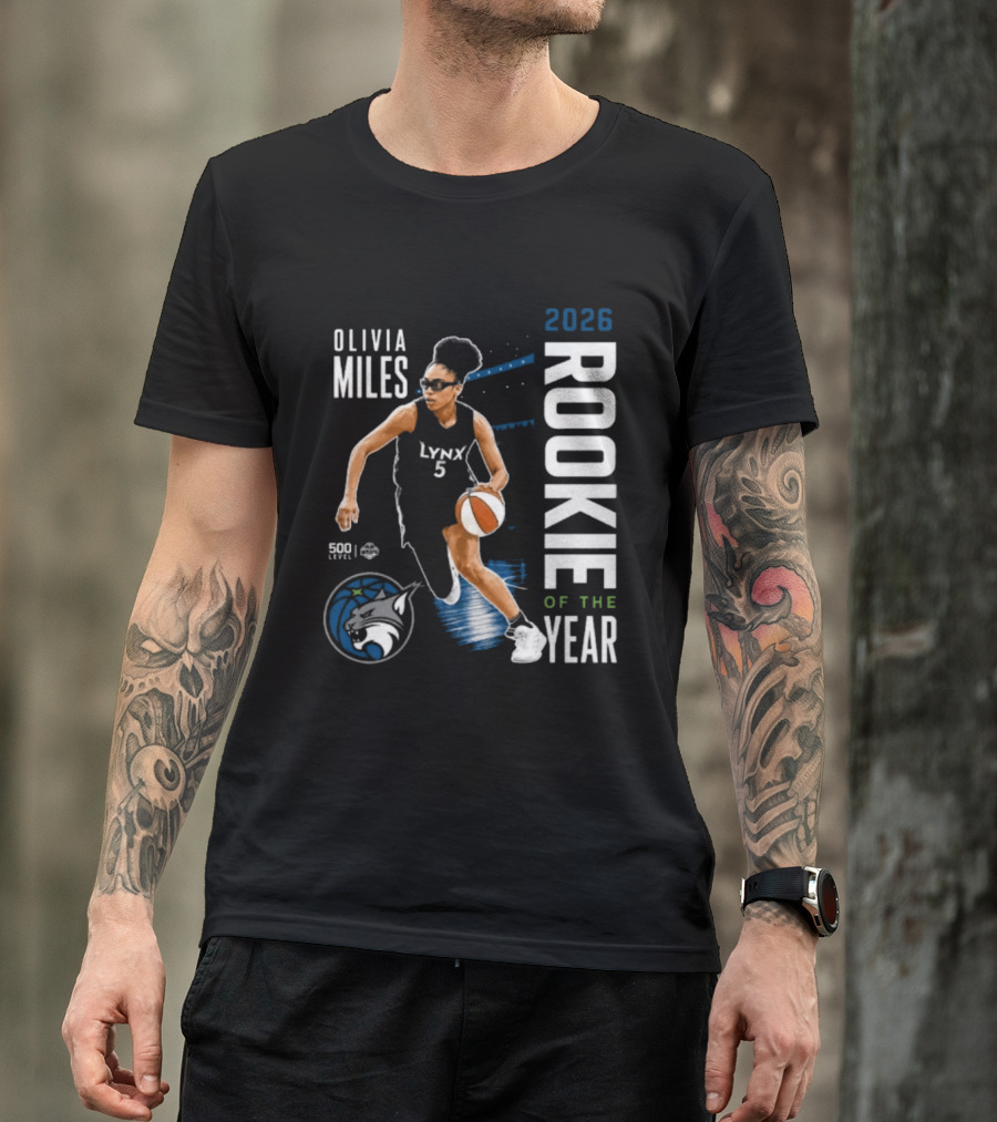 Olivia Miles Lynx 2026 Rookie Of The Year Basketball Legend T-Shirt