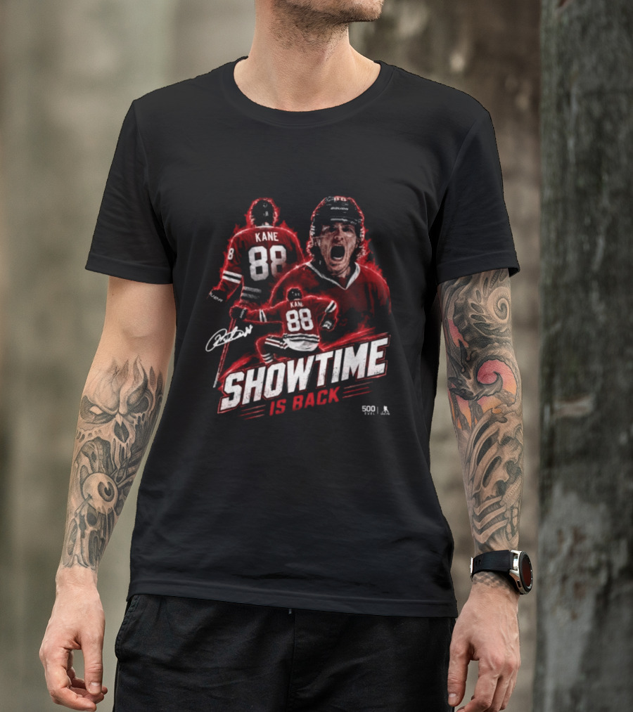 Patrick Kane 88 Showtime Is Back Chicago Trio T-Shirt