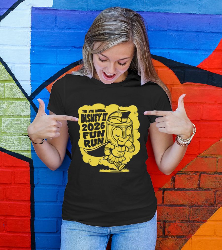 The 5th Annual Disney II 2026 Fun Run Harebrained Character Celebration T-Shirt