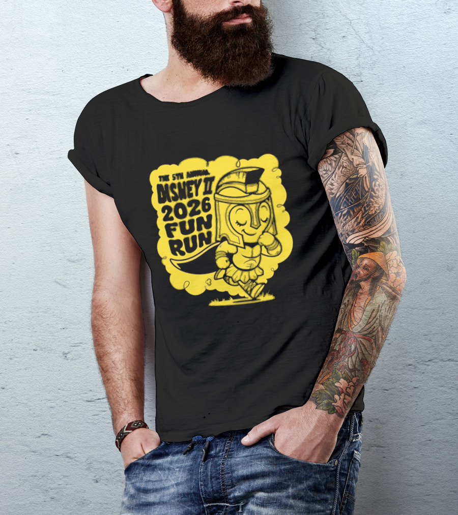 The 5th Annual Disney II 2026 Fun Run Harebrained Character Celebration T-Shirt