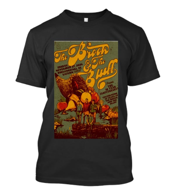 The Brook The Bluff Birmingham AL November 27 2026 Saturn 10 Year Jamiversary Celebrating 10 Years T-Shirt
