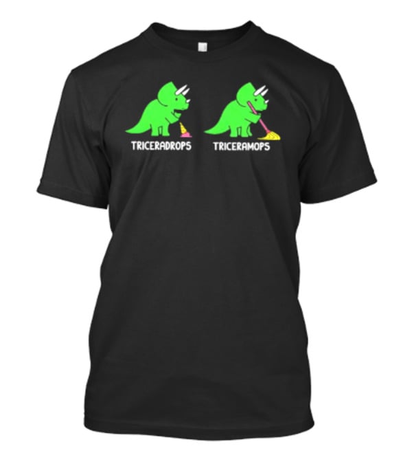 Triceradrops And Triceramops Dinosaur Ice Cream Fun T-Shirt