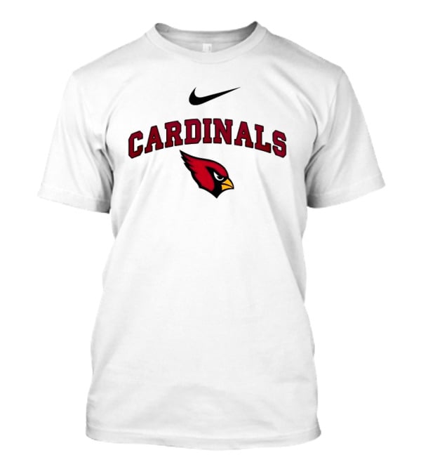 Arizona Cardinals Nike Logo Cardinals Red Bird T-Shirt