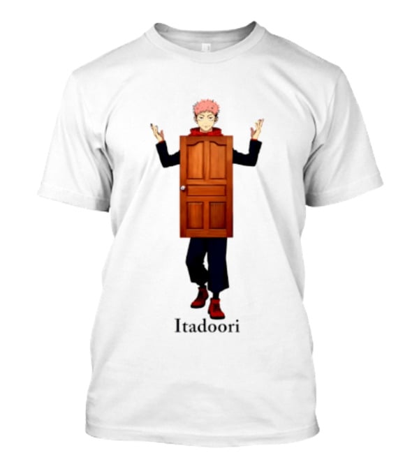 Yuji Itadori Door Jujutsu Kaisen Anime Itadoori T-Shirt