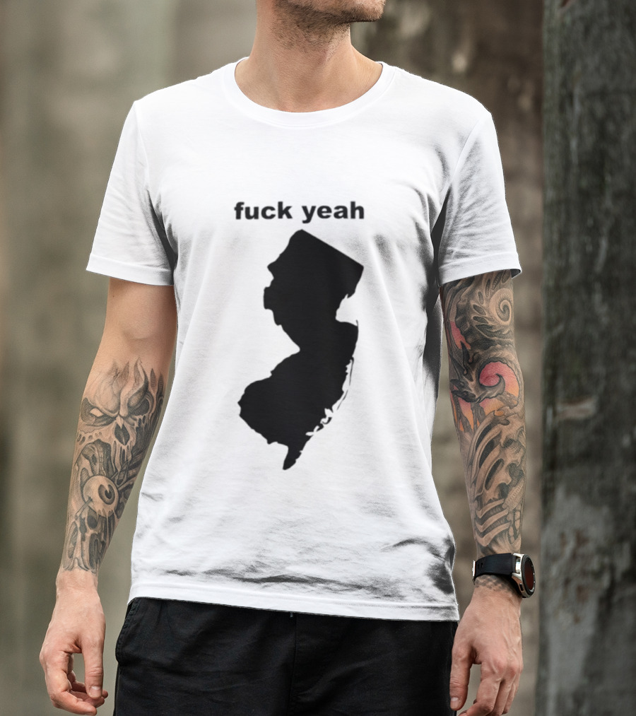 Fuck Yeah New Jersey Map T-Shirt
