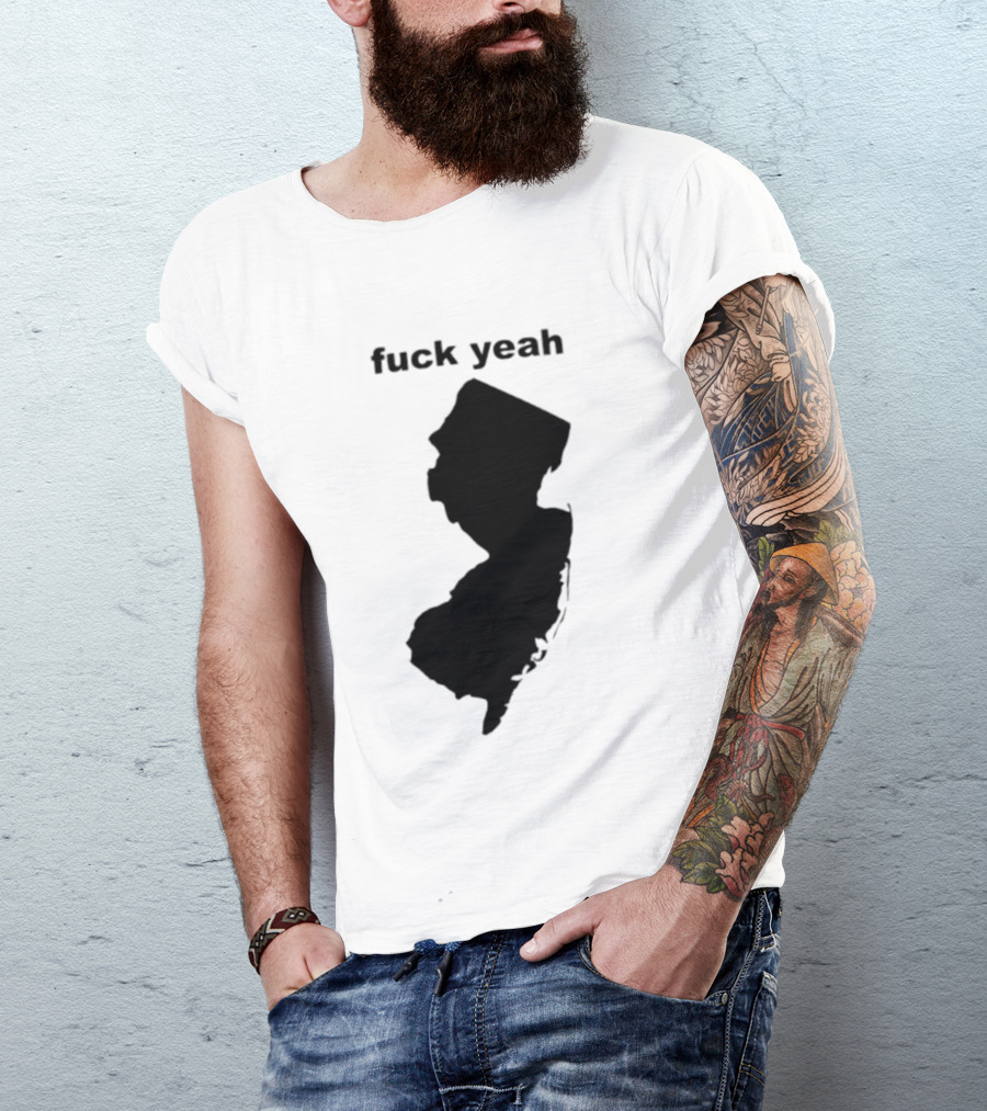 Fuck Yeah New Jersey Map T-Shirt