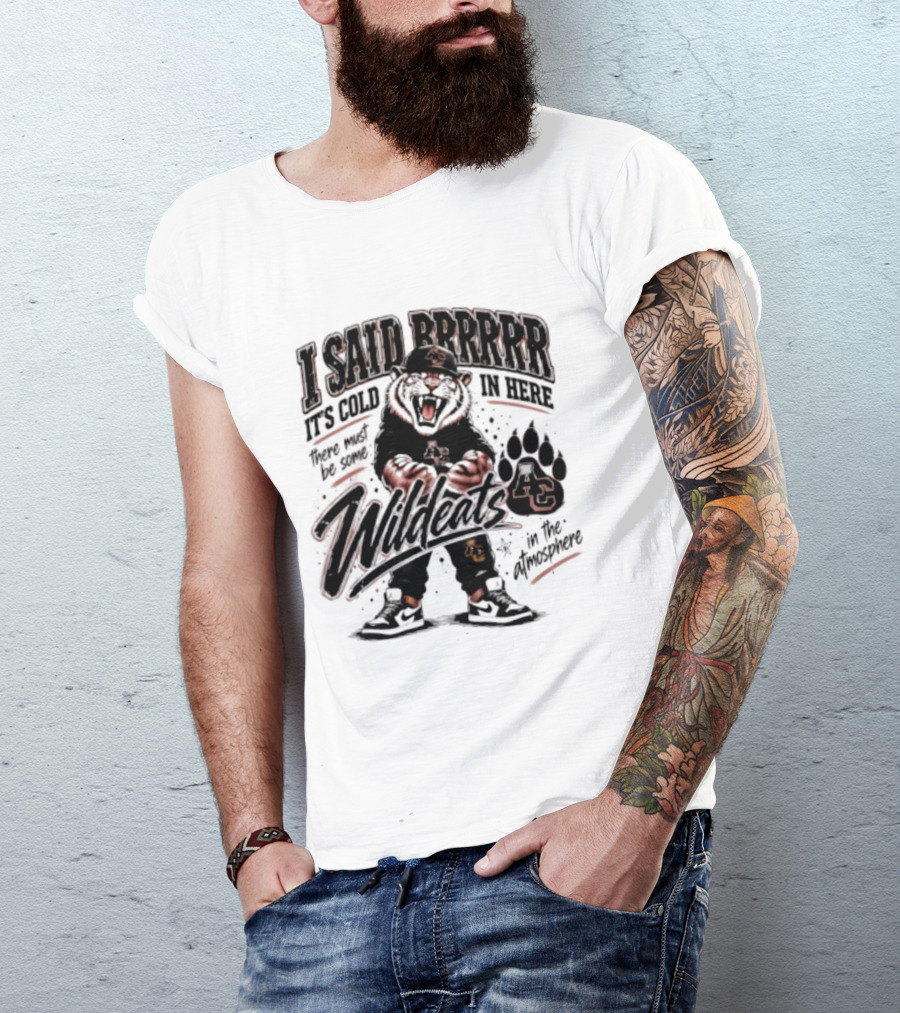 I Said Brrrrr It's Cold In Here Wildcats In The Atmosphere T-Shirt