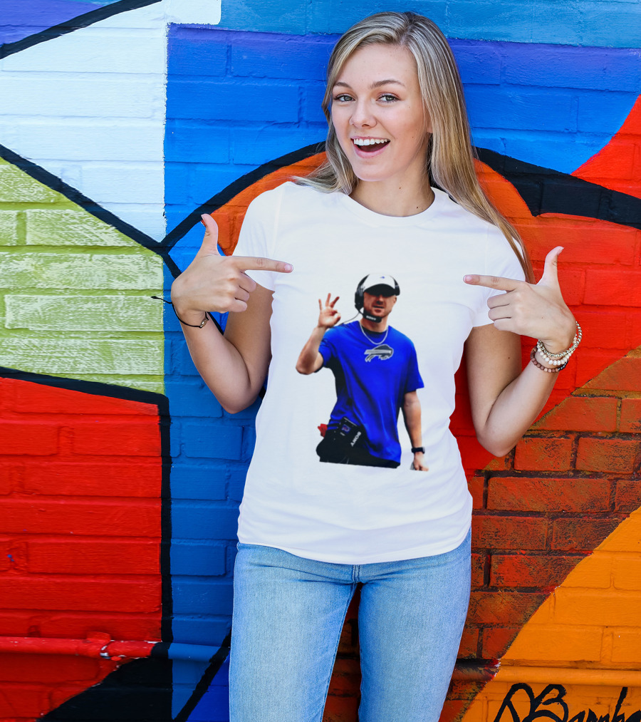 Joe Brady Buffalo Bills Coaching Moments Buffalo T-Shirt