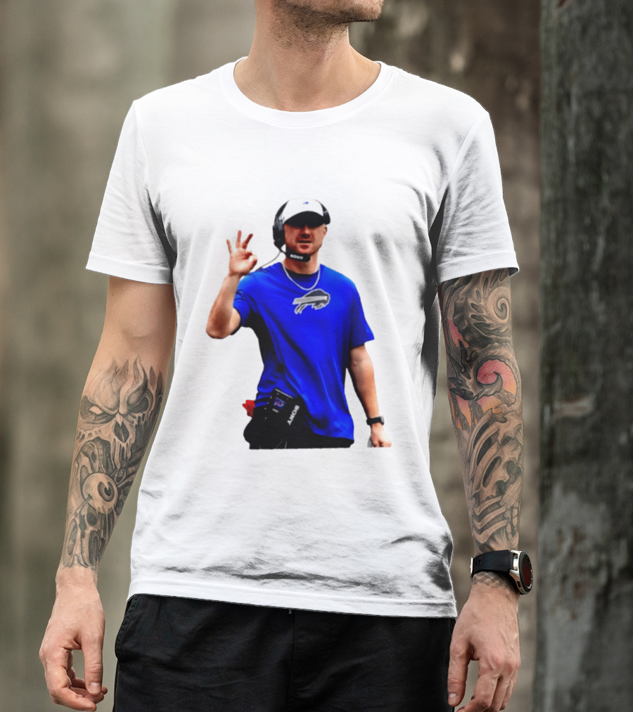 Joe Brady Buffalo Bills Coaching Moments Buffalo T-Shirt